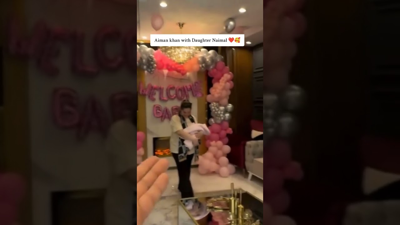 Aima Khan Blessed with 3rd Daughter 💕 | Naimal Muneeb Arrival Celebration