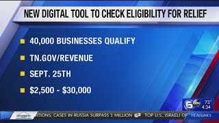 TN releases new tool to help business owners check eligibility for relief program
