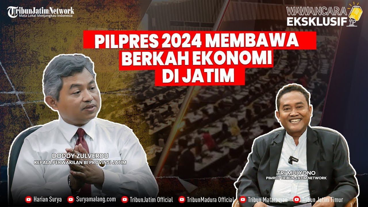 Ekonomi Jatim Tumbuh di Atas 5 Persen, Pilpres 2024 Bisa Bawa Berkah [WAWANCARA EKSKLUSIF]