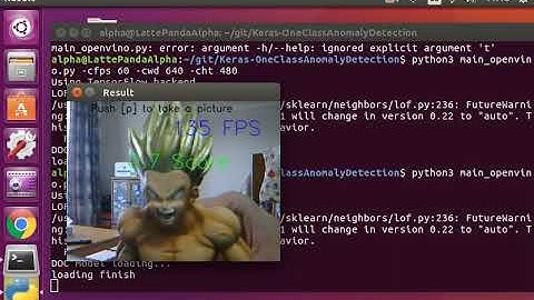 [130 FPS/Intel HD Graphics 615] OpenVINO+Python+DOC RealTime OneClass Anomaly Detection 320x240