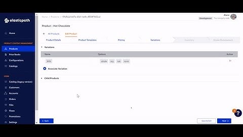Managing a Child Product Matrix in Commerce Cloud