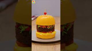 ¿Es esto una hamburguesa o un pastel?