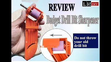 Budget Drill Bit Sharpener Review ll Left Hand DIY ll Cheap and Worthy