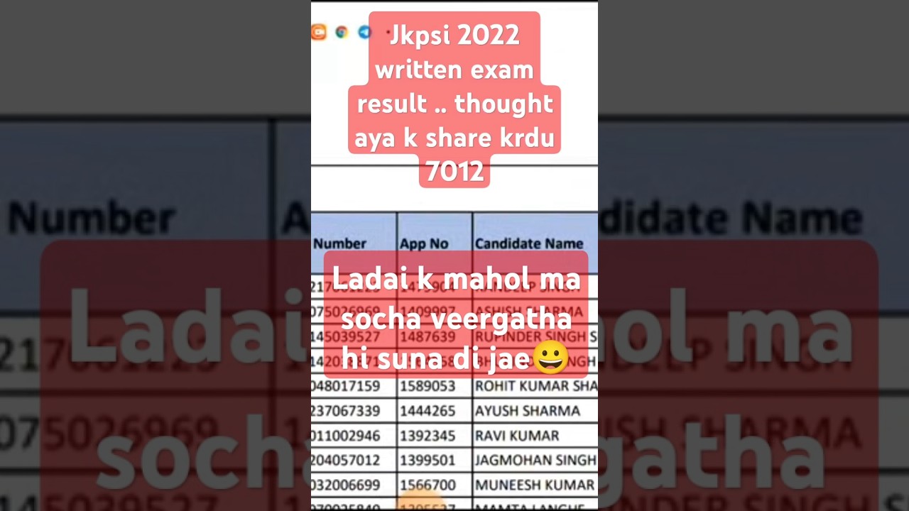 jkpsi result 