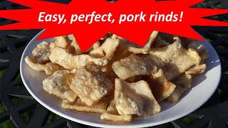 Perfect Pork Rinds (Pork Scratchings /Crackling/ Chicharrones /