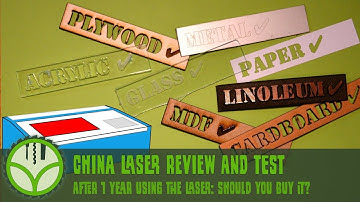 China K40 laser review and test