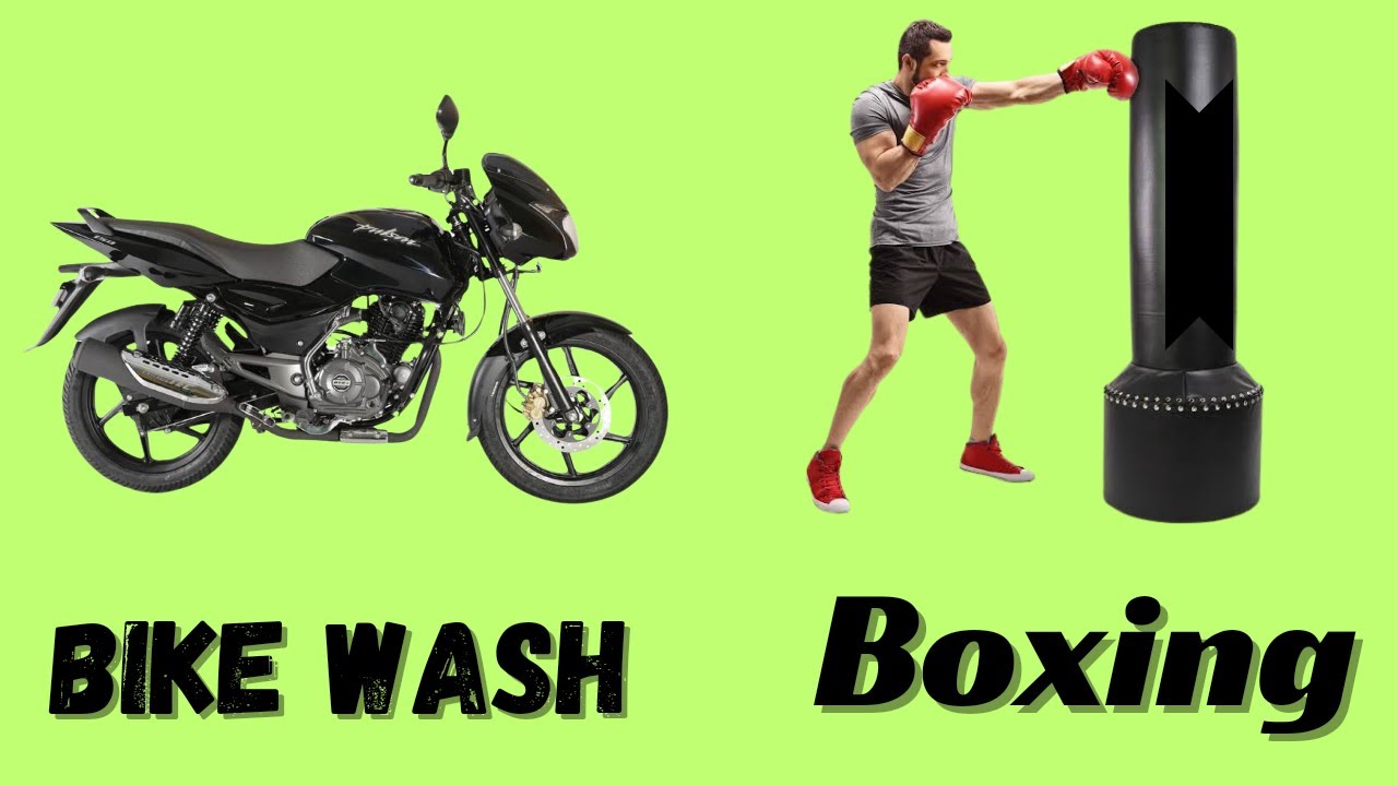 Washed my bike & Went to boxing Gym - YouTube
