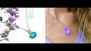 how to make mood pendant at home /jewellery hacks