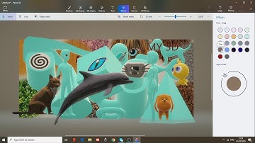 Windows 10 Paint 3D Tutorial. Paint 3D Complete Tutorial Part 2: Greek Version 3D Paint