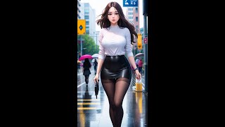 AI Art  Street photo girl   | AI Art