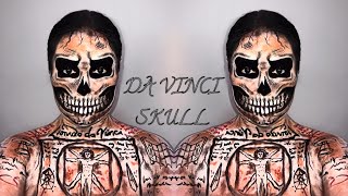 LEONARDO DA VINCI SKULL MAKEUP/BODY PAINT | HALLOWEEN 2020