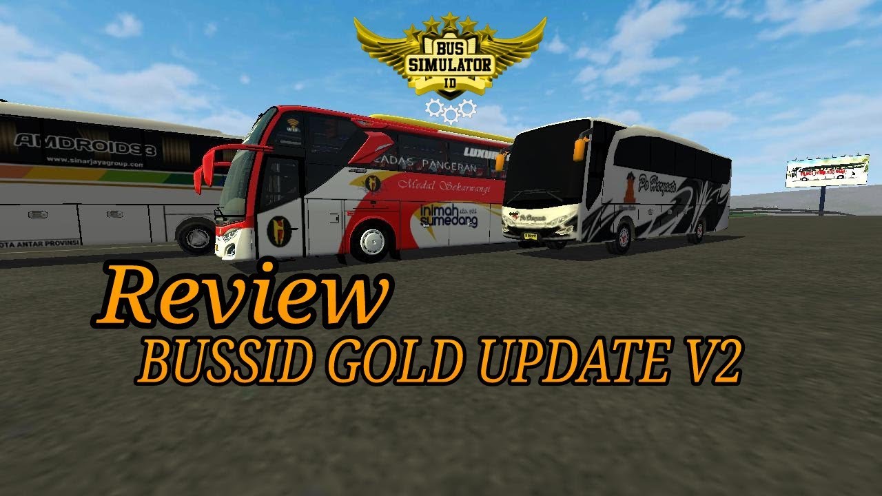 MOD APK BUSSID GOLD  JB3+ HD MEDAL SEKARWANGI  UPDATE TRAFFIC V2