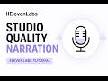 Studio Quality AI Voiceovers in Minutes | ElevenLabs Tutorial