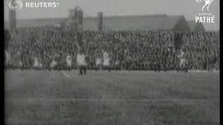 1928 Soccer season kicks off - Manchester United v Leicester City / Chelsea v Swansea (1928)