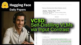VCSD: Self-Distilling VLMs via Input Contrast