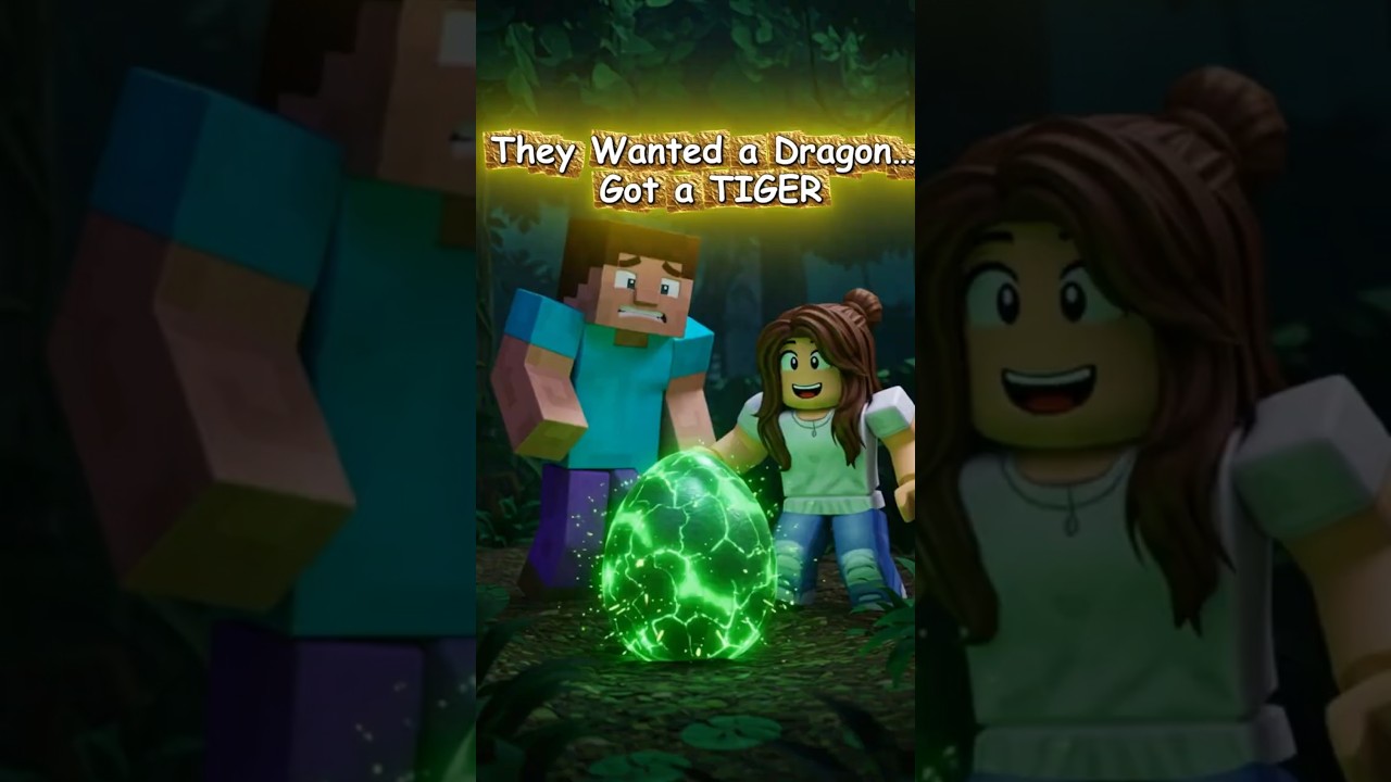 NEW Seed Stages Event Update 🌱🐯 | Minecraft x Roblox Skit