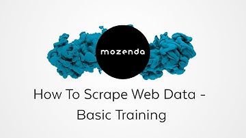 How To Scrape Web Data- The Basics (Webinar)