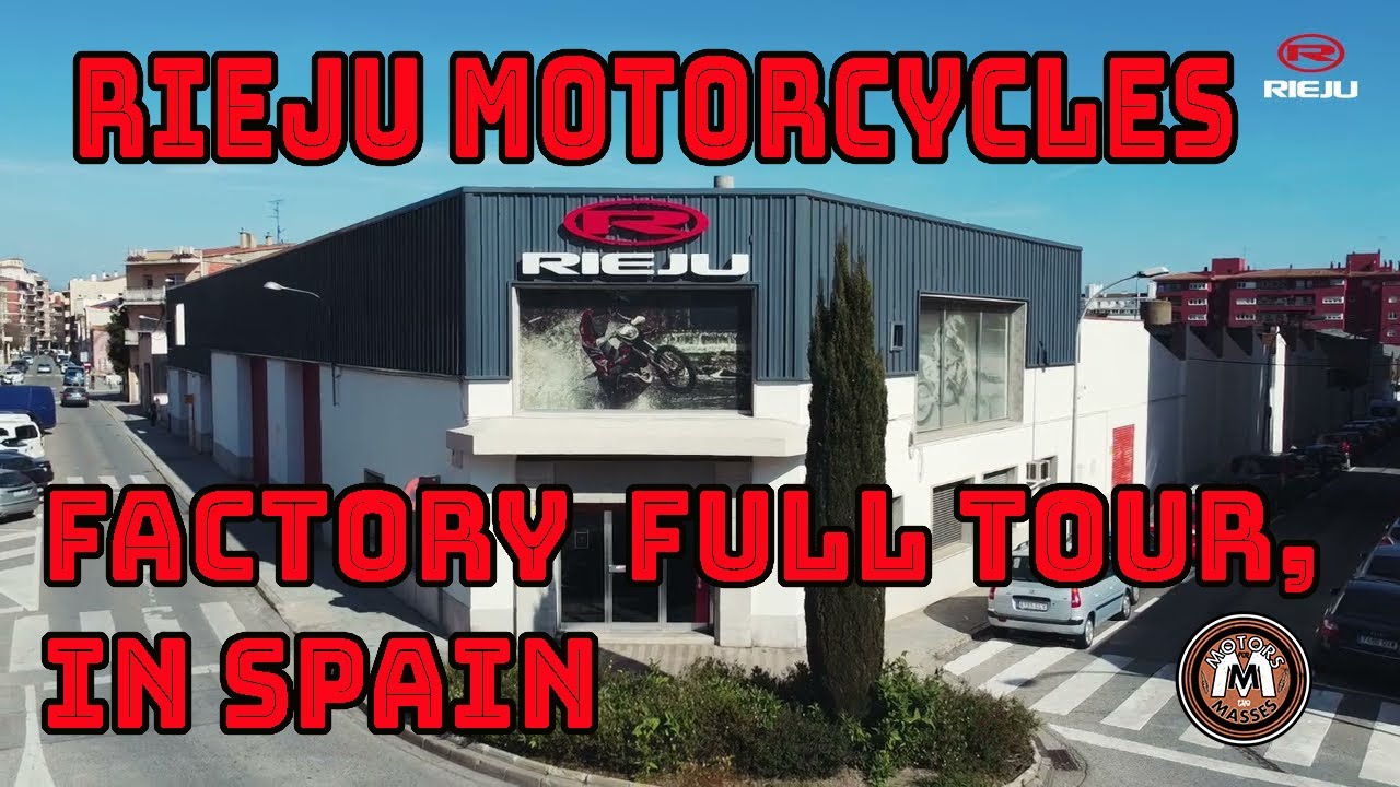 Rieju Motorcycles FACTORY FULL TOUR in Spain