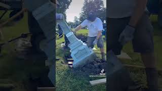 Grave of Lucas Morgan 1805-1880 #gravestone #restoration #timelapse #graveyard #cemetery #gravesite