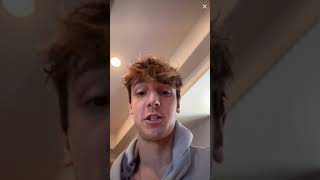 Jaden Hossler talking about being cancelled because of Mads Lewis, tiktok live of Bryce Hall