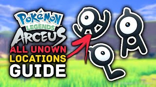 All Unown Locations  Where to find all Unown in Pokémon Legends: Arceus -  Dot Esports