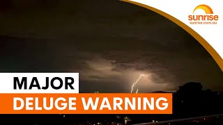 Queensland braces for month's worth of rain in one day | Sunrise