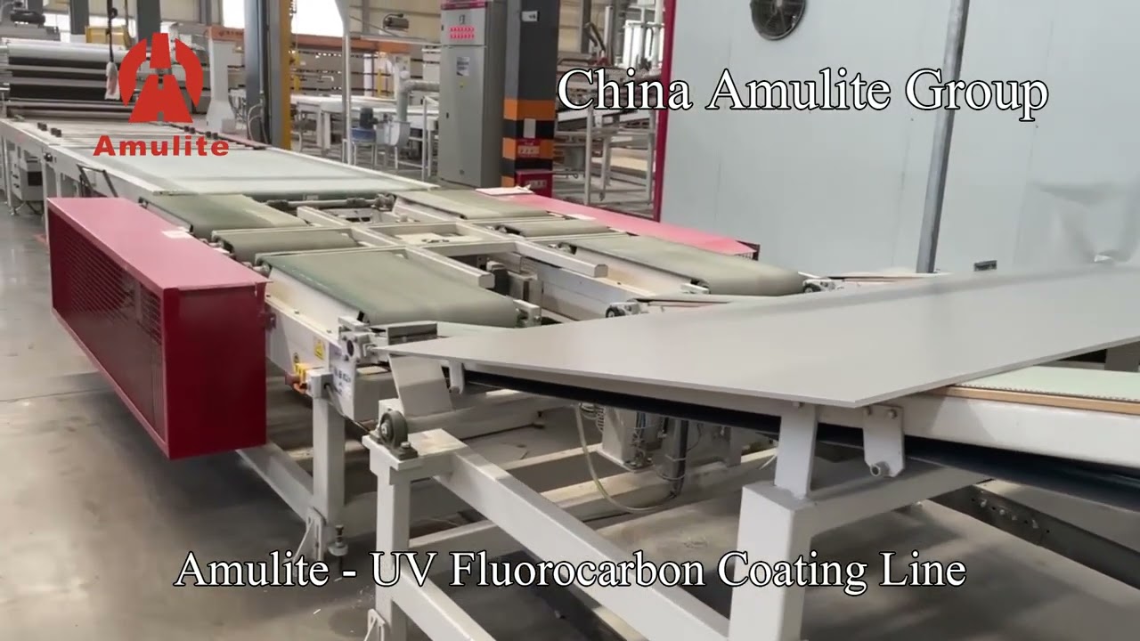 Metallic luster--Amulite UV Fluorocarbon Coating Line