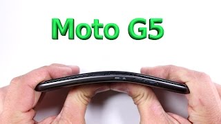 Moto G5 Durability Test  Scratch and Bend tested