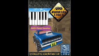 Burning Tires 3D Ingame Theme Java-MIDI Piano Version