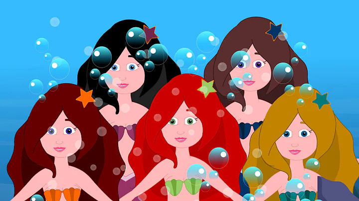 Five Little Mermaids | Original Rhymes Kids Rhymes | Kids Tv Nursery Rhymes