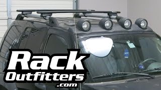 Jeep Liberty RockyMounts Flagstaff BLACK Ouray Roof Rack '02-'07 by Rack Attack