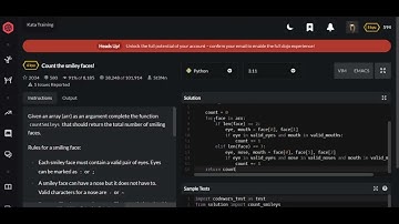 Codewars | Count the smiley faces! | Python 6 kyu