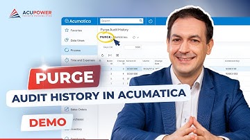Purge Audit History in Acumatica Cloud ERP  Customization