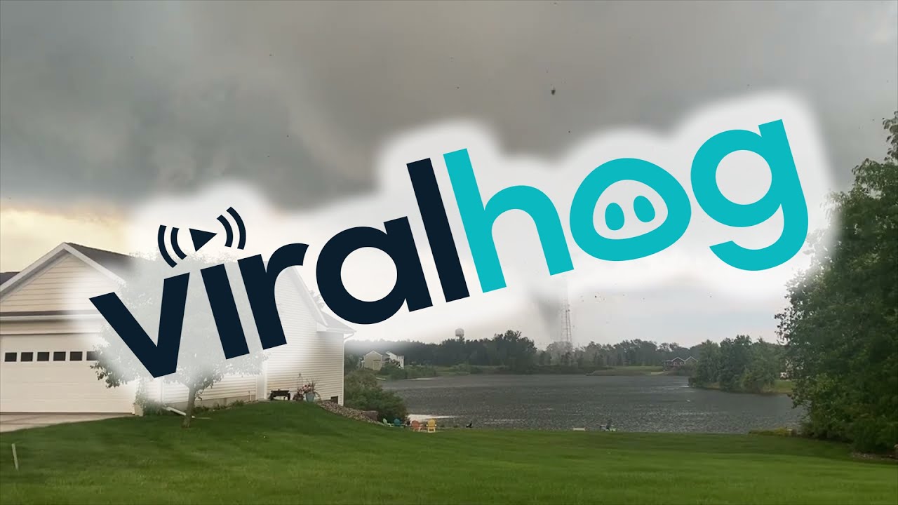 Tornado Touches Down in Perry, Michigan || ViralHog