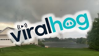 Tornado Touches Down in Perry, Michigan || ViralHog