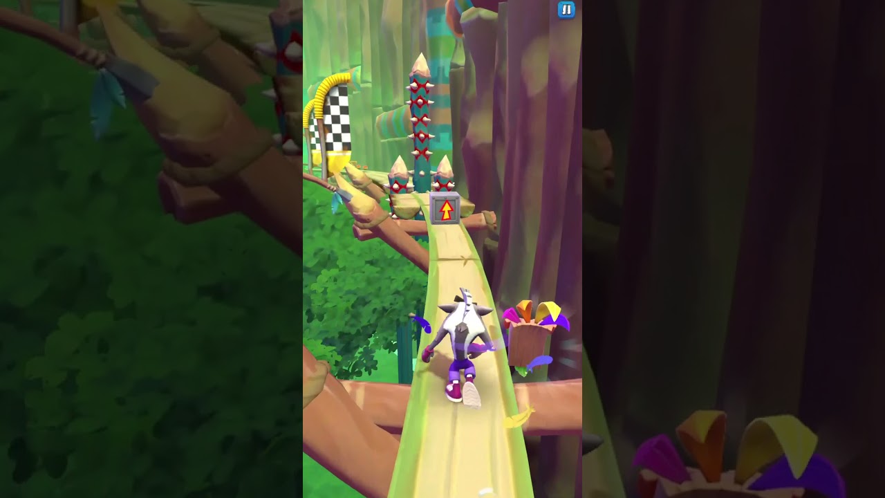 Game Videos Forcing Crash On The Run Bandicoot 2021 SHORTS