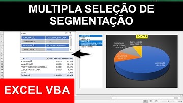 MÚLTIPLA SELEÇÃO de SEGMENTAÇÃO de DADOS via Códigos Excel VBA