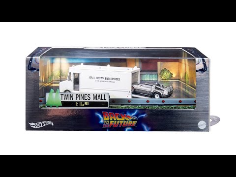 SDCC 2025 Hot Wheels Back to the Future 40th Anniversary Set