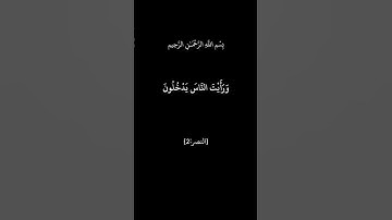 سورة النصر | تلاوة خاشعة