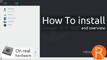 How To install Sabayon 15.11 "KDE" and overview | the extreme Linux distribution