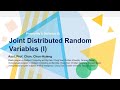 W14 機率與統計 Jointly Distributed Random Variables (I) #聯合隨機變數 #jointPDF #jointPMF #independence #獨立性