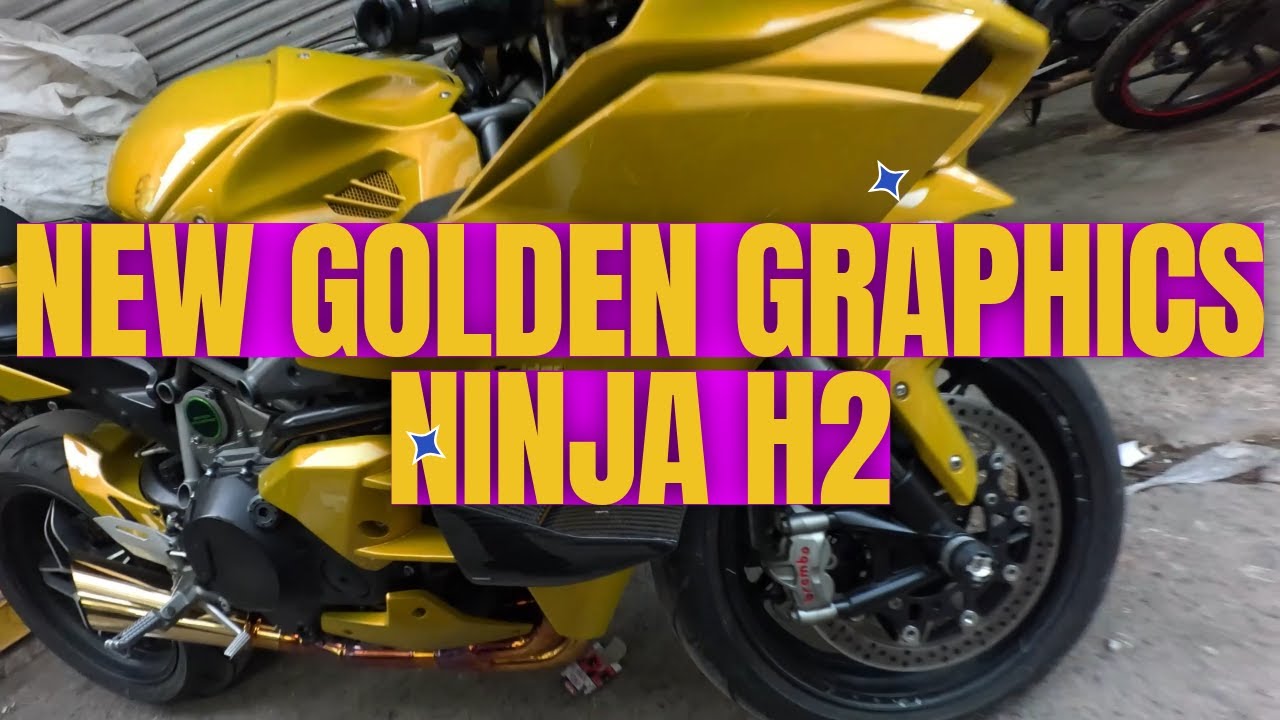 NEW GOLDEN GRAPHICS NINJA H2 - YouTube