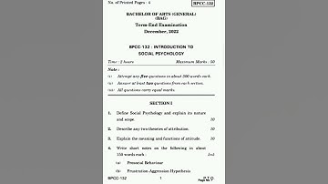 BPCC-132 Question paper dec-2022 in english
