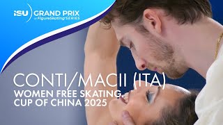 Sara Conti Niccolo Macii Pairs Free Skating Cup Of China 2025