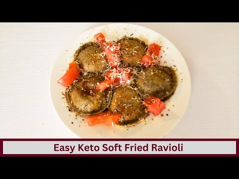 Easy Keto Fried Ravioli (Nut Free and Gluten Free)