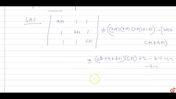 Show that `|[1+a,1,1],[1,1+b,1],[1,1,1+c]|=abc(1+1/a+1/b+1/c)`