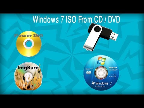 How To Create Windows 7  ISO From Windows CD |  ISO Creator Windows