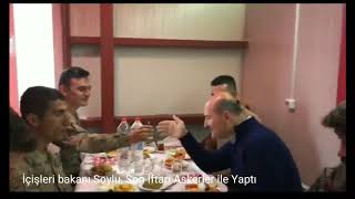 Bakan Soylu Son İftarı Askerler İle Yaptı