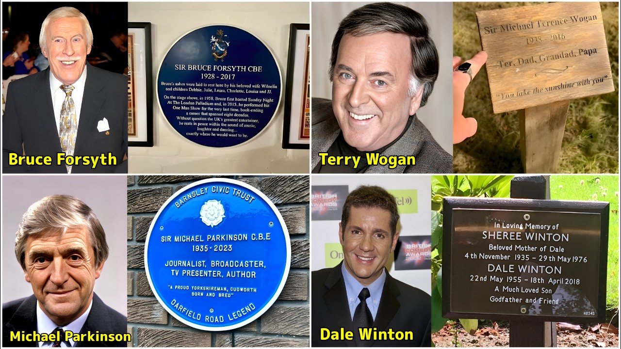 Graves Of 24 British TV Presenters - Where Are They Buried?