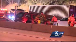 Wrong-way crash shuts down Parkway East